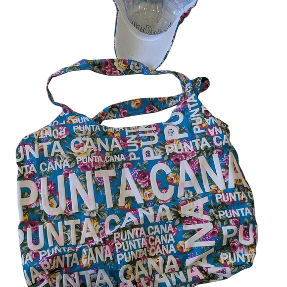 Punta Cana Tote and Cap Set. Multicolor Theme. - Picture 6 of 7
